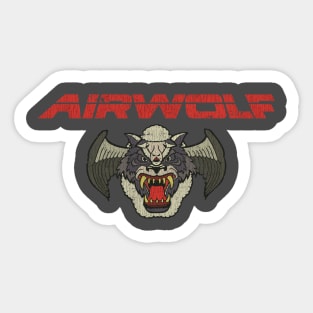 Airwolf Insignia Vintage Sticker